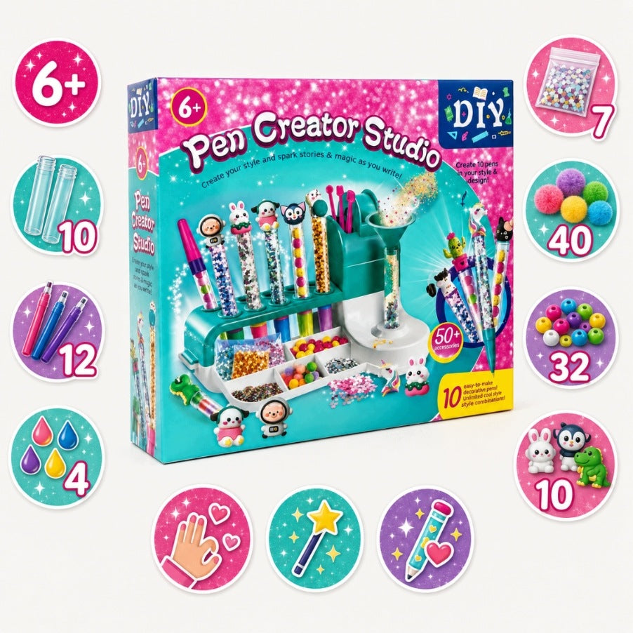PEN MAKING KIT CREATIVE GIFT FOR BABY PEN FACTORY Brand BOUNN