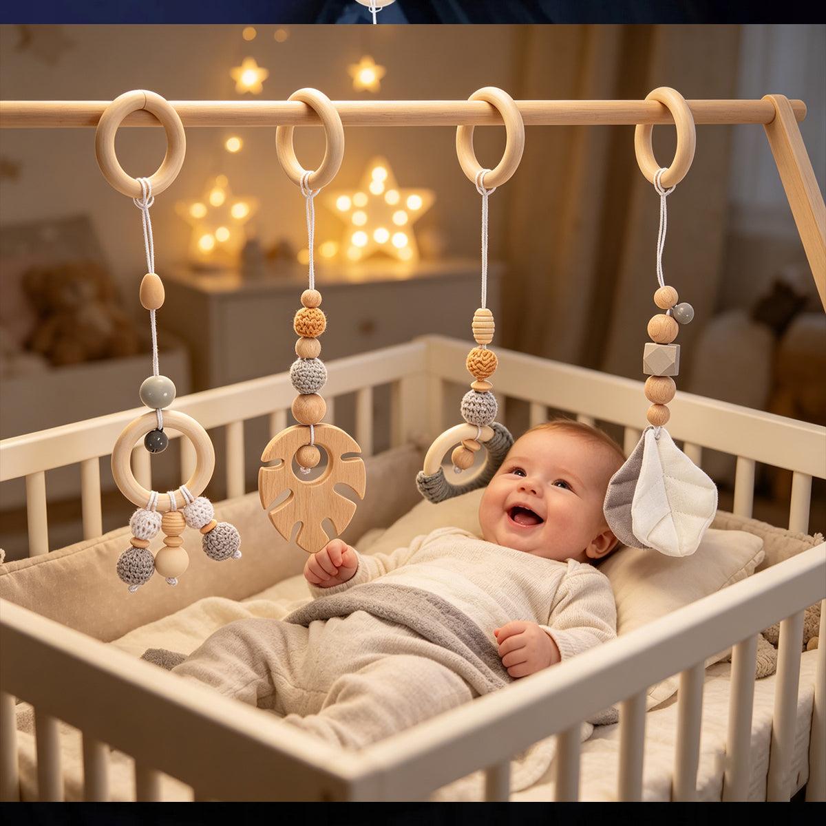 PENDANTS FOR EDUCATIONAL STAND SENSORY BABY GYM 4PCS Brand no brand