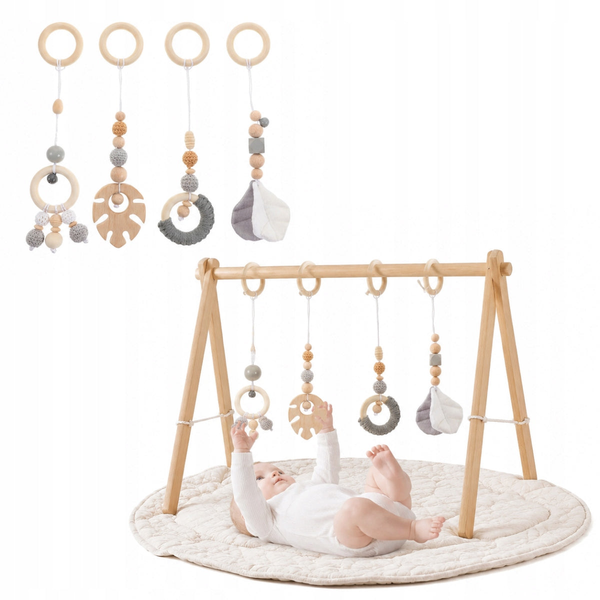 PENDANTS FOR EDUCATIONAL STAND SENSORY BABY GYM 4PCS