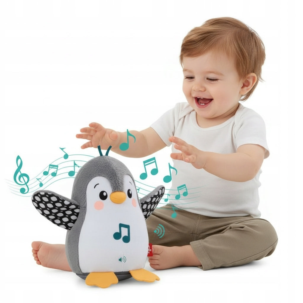 PENGUIN KIWACZEK - INTERACTIVE SENSORY TOY PLAYING MOVING