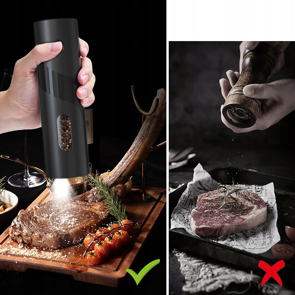 PEPPER AND SALT GRINDER ELECTRIC ADJUSTMENT ELEGANT SET x2 Brand no brand