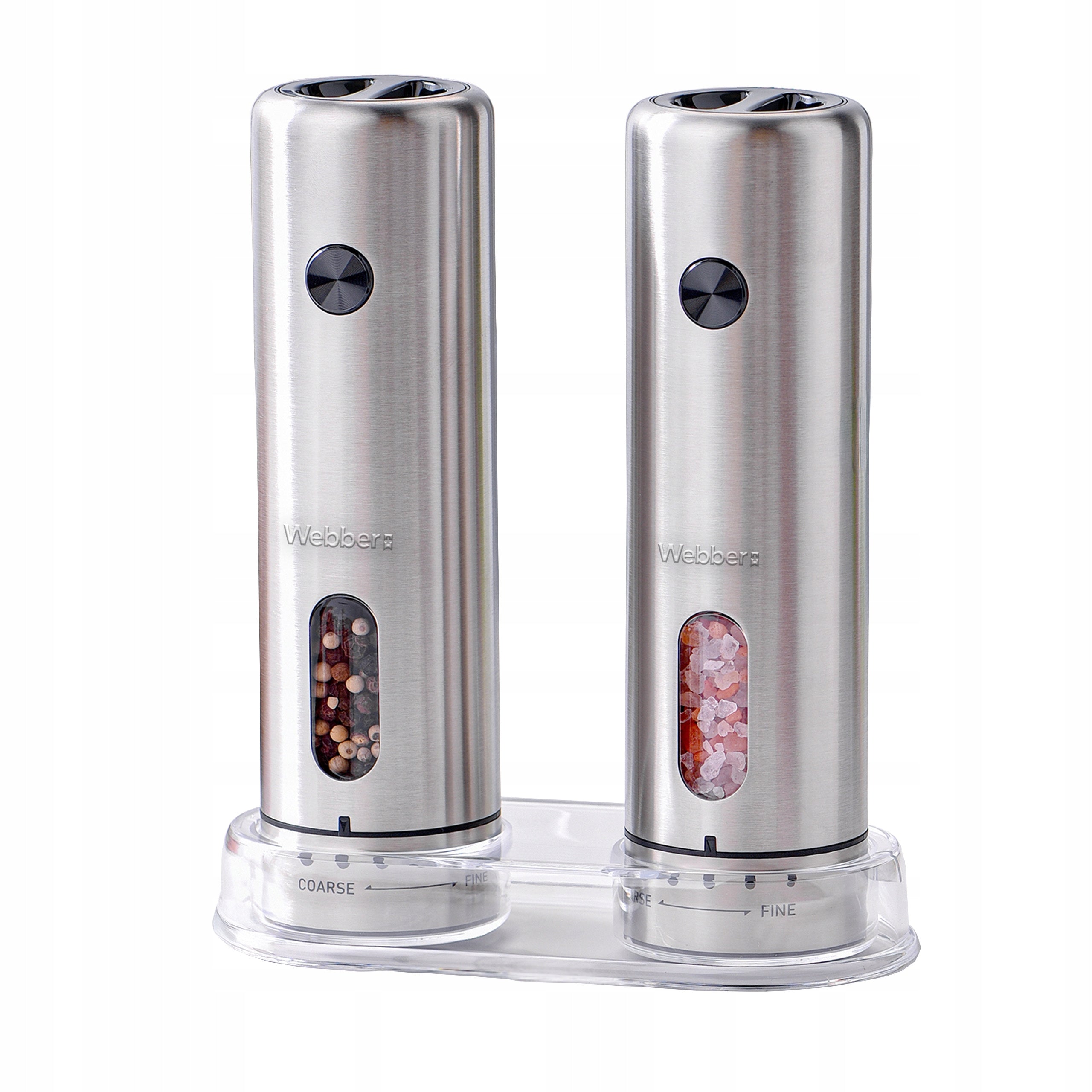 PEPPER AND SALT GRINDER ELECTRIC CORDLESS USB 2 PCS INOX WEBBER EAN (GTIN) 5907265027504