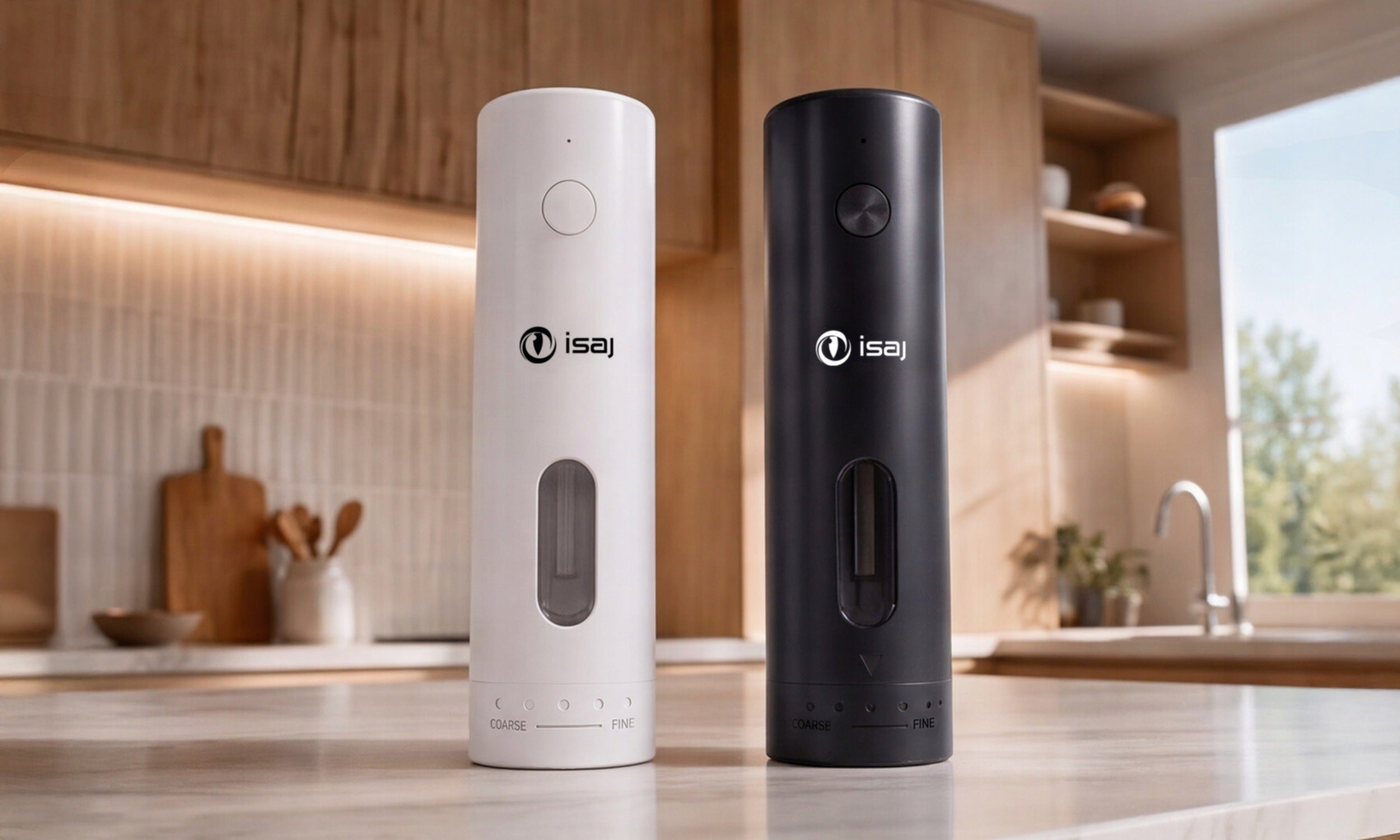 PEPPER AND SALT GRINDER ELECTRIC SPICES x2 USB CERAMIC CHARGING Manufacturer code 3028