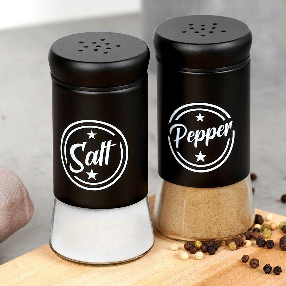PEPPER SALT SET salt shaker pepper shaker glass seasoning container Brand Vilde