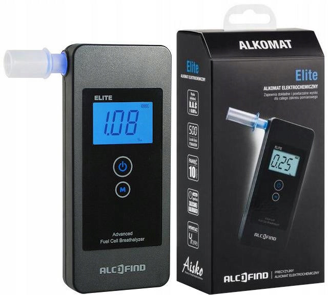 PERSONAL BREATHALYZER ALCOFIND ELITE POLICE LCD