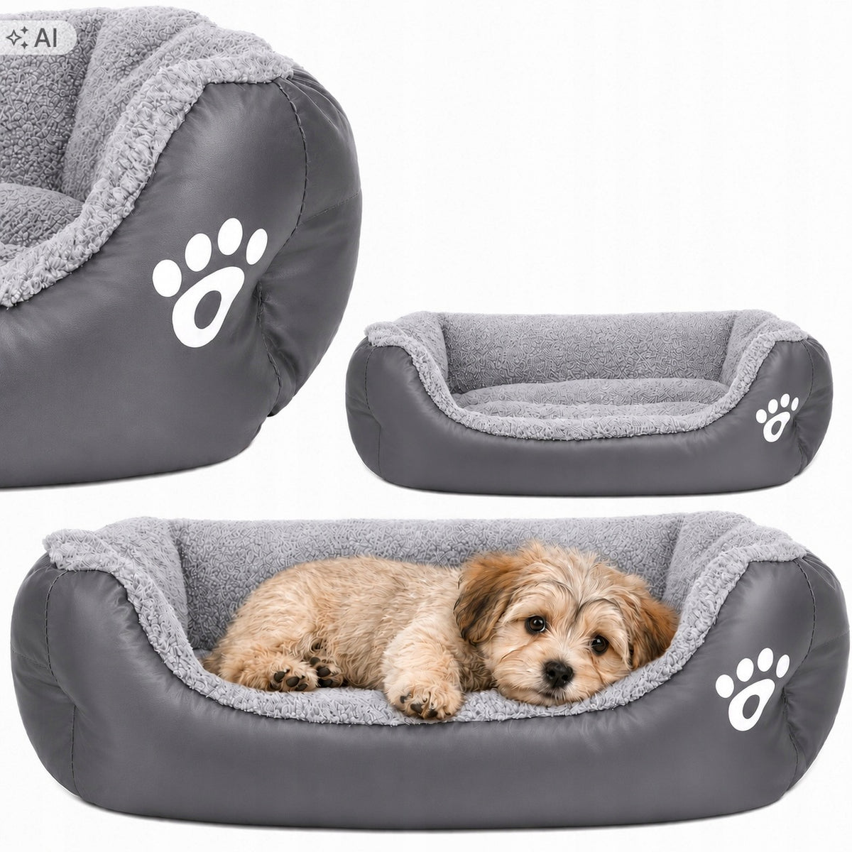 PET BED FOR CAT DOG BED SOFT PILLOW 50x40 CM XL