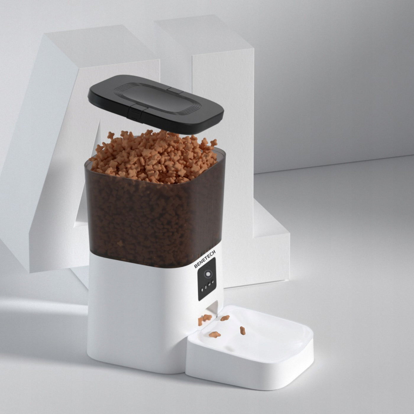 PET DOG CAT FOOD DISPENSER WITH CAMERA AUTOMATIC WIFI APP TUYA Manufacturer code PY-220