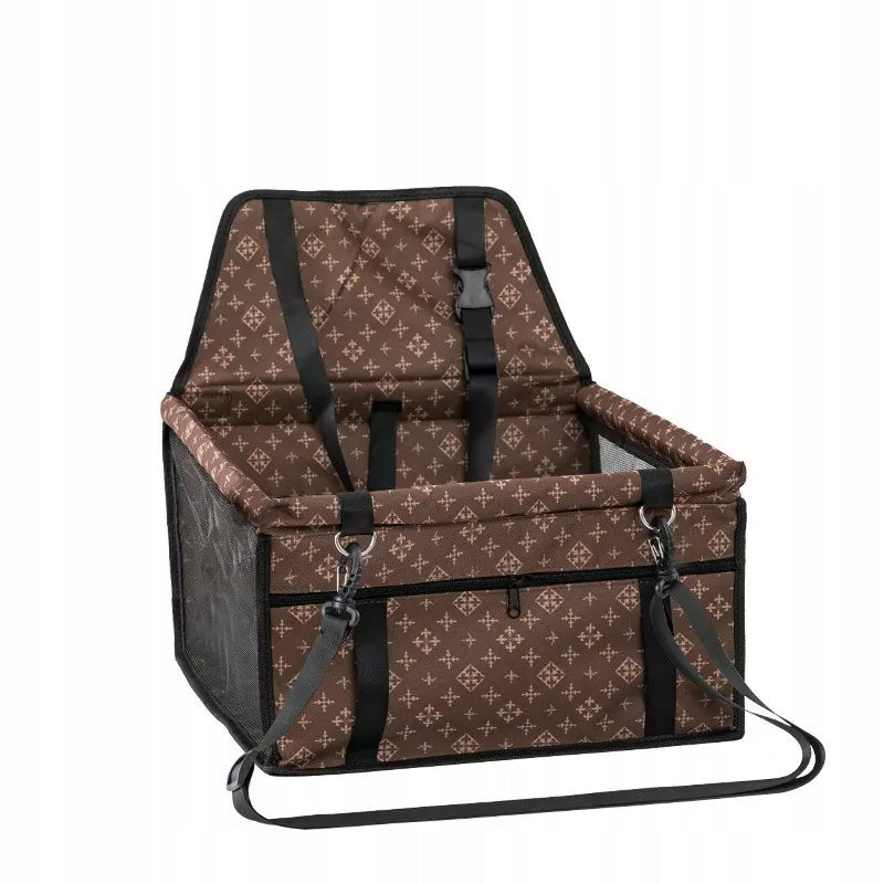 PET INN CAR SEAT BROWN 40x32x21