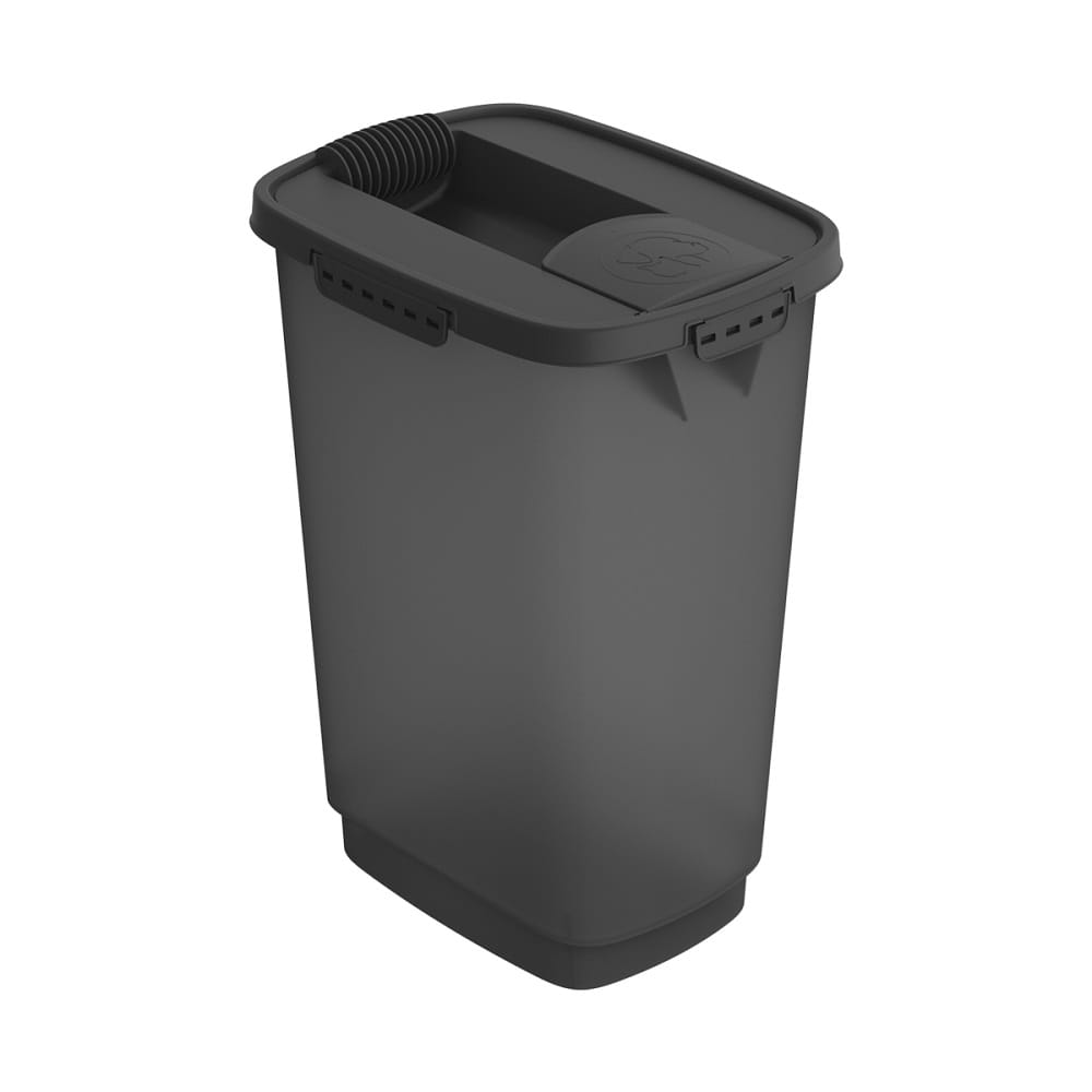 PET NOVA dry food container 25L - sealed plastic with lid Manufacturer code P-FOOD-STORAGE-25L-BLA