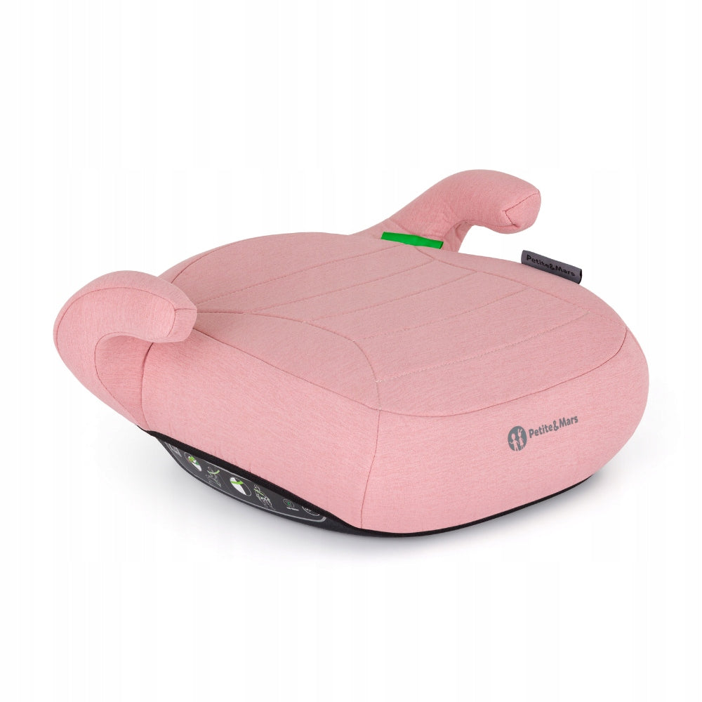 PETITE&MARS Car seat, stand, 125 - 150 cm (22-36 kg), pink