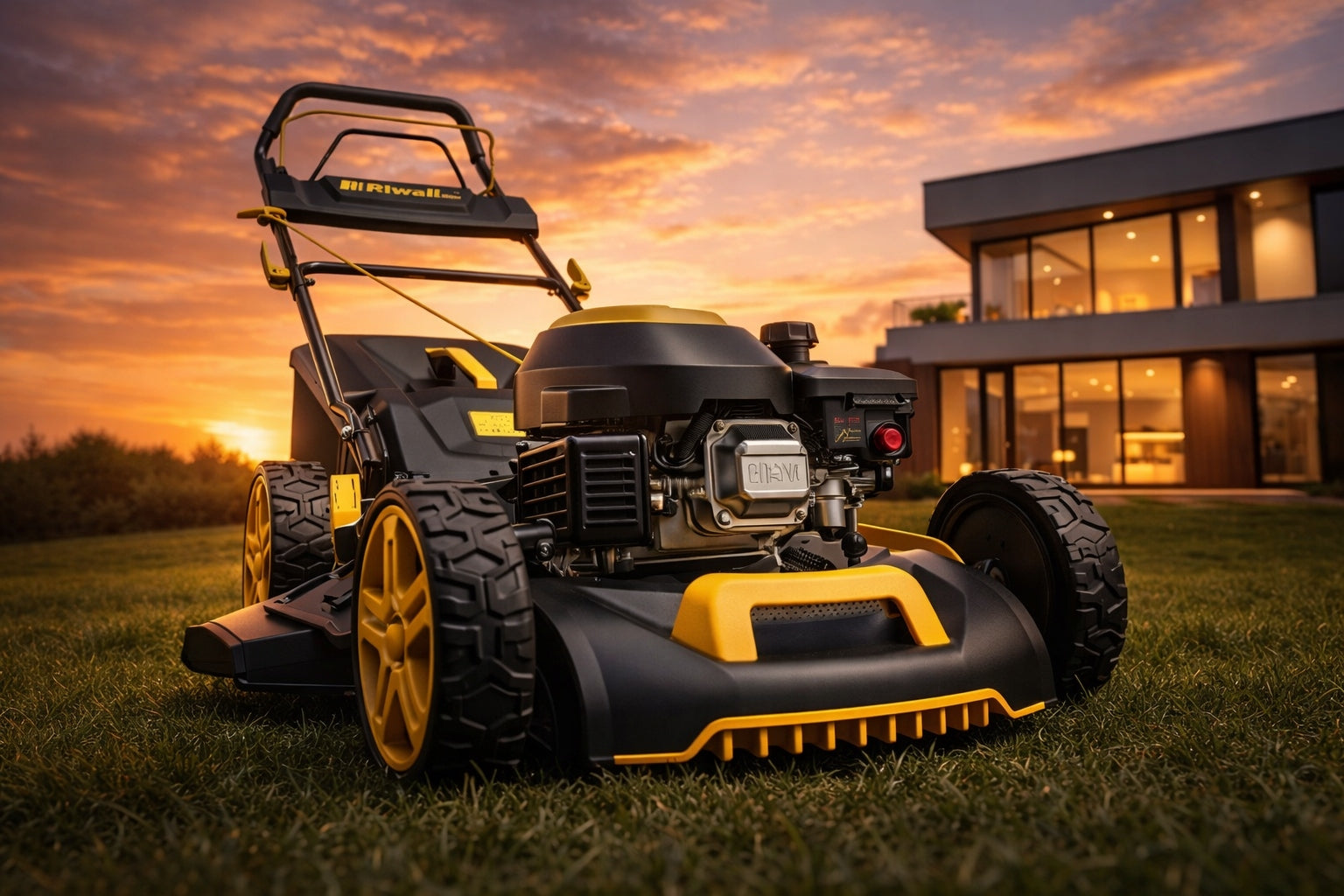 PETROL MOWER WITH DRIVE RIWALL RPM5190 SRV DRIVE 51CM CZECH STRONG Manufacturer code RPM5190X-PL