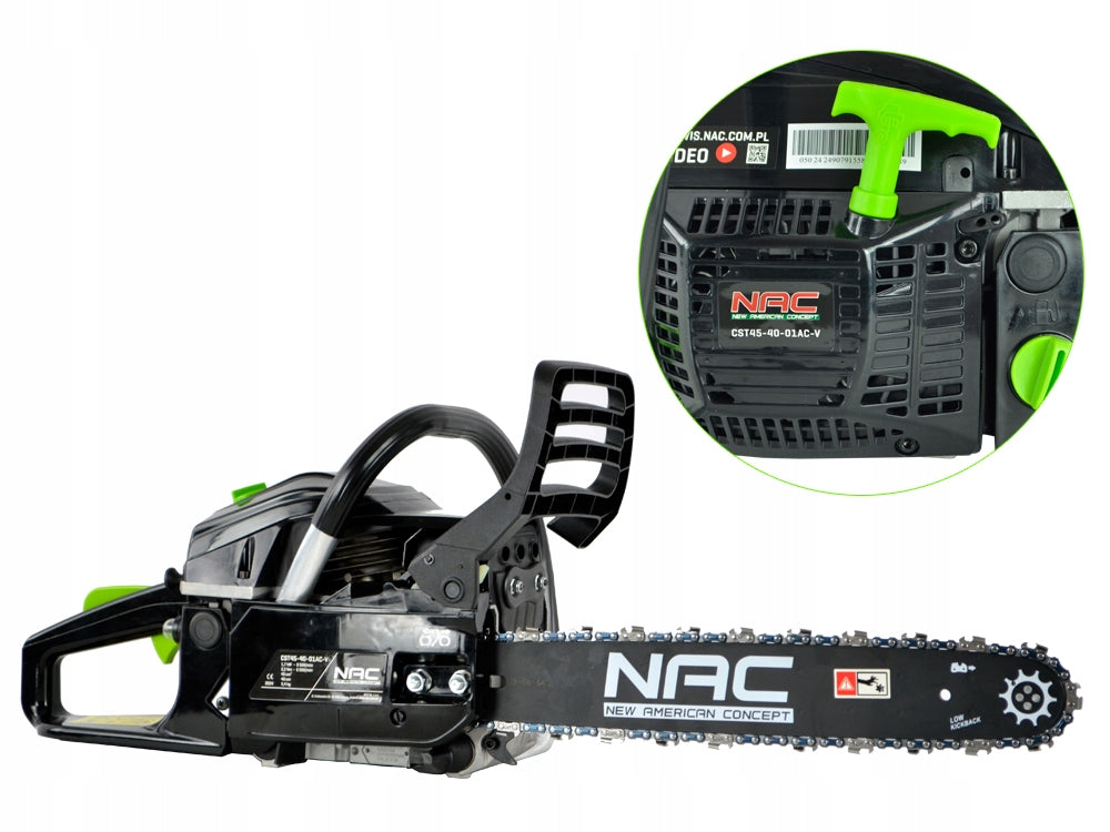 PETROL SAW NAC POWER 2.3 KM 45 CM GUIDE 40 CM STRONG LIGHT Packaging status original