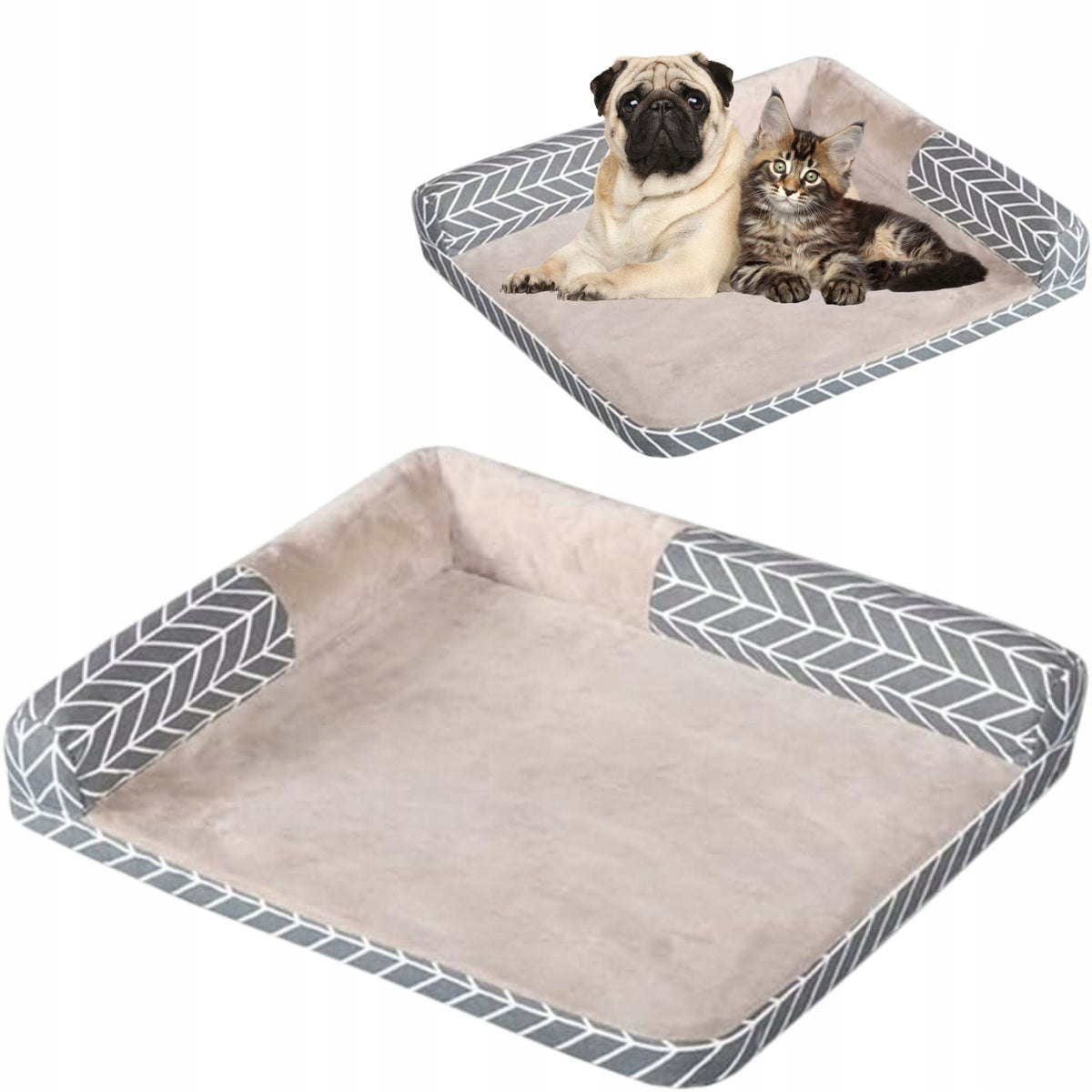 PETSTORY Corner BED for DOG or CAT soft mat ANIMALS S