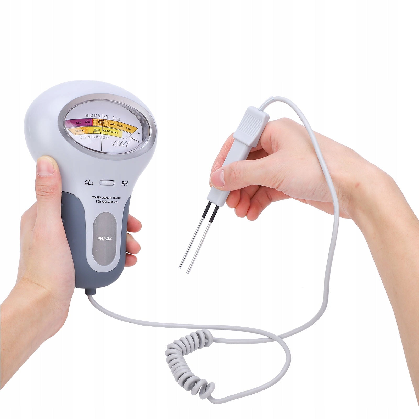 PH AND CHLORINE TESTER PH-METER WATER POOL CL METER Manufacturer code MIERNIK BASENOWY