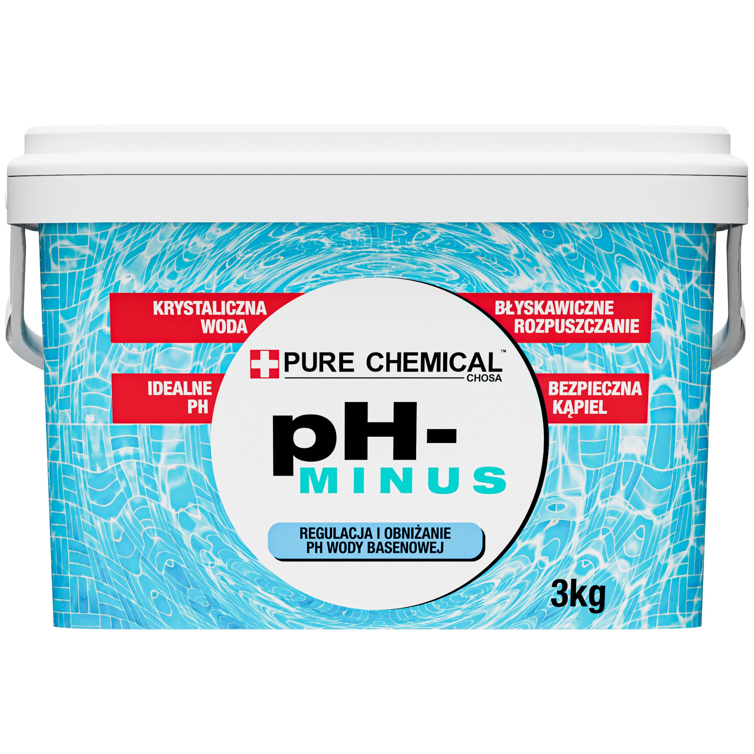 PH MINUS FOR POOL WATER PH REGULATOR IN POOL LOWERS PH 3kg