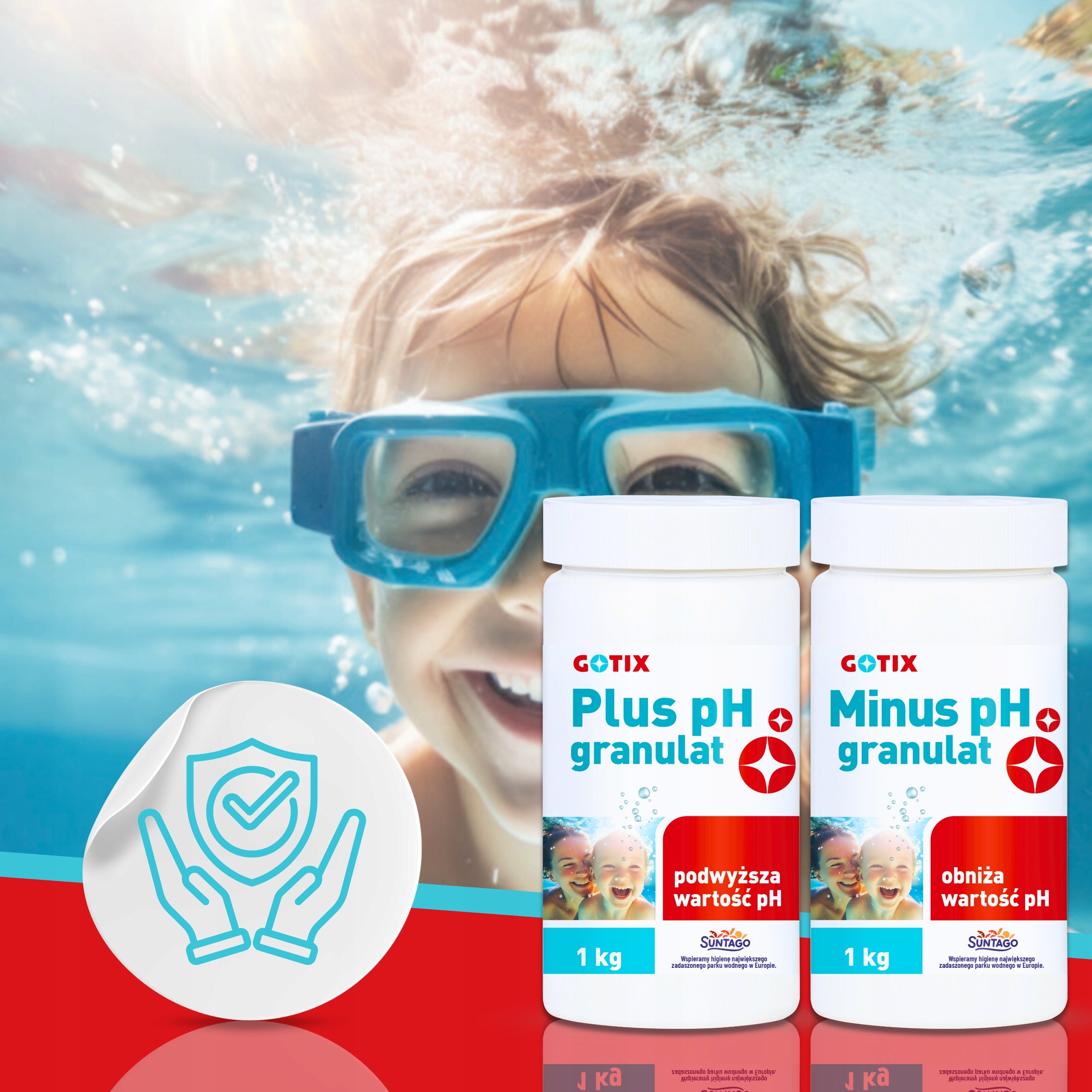 PH PLUS PH MINUS Pool Water PH Adjustment Kit Pool Chemistry Packaging status original