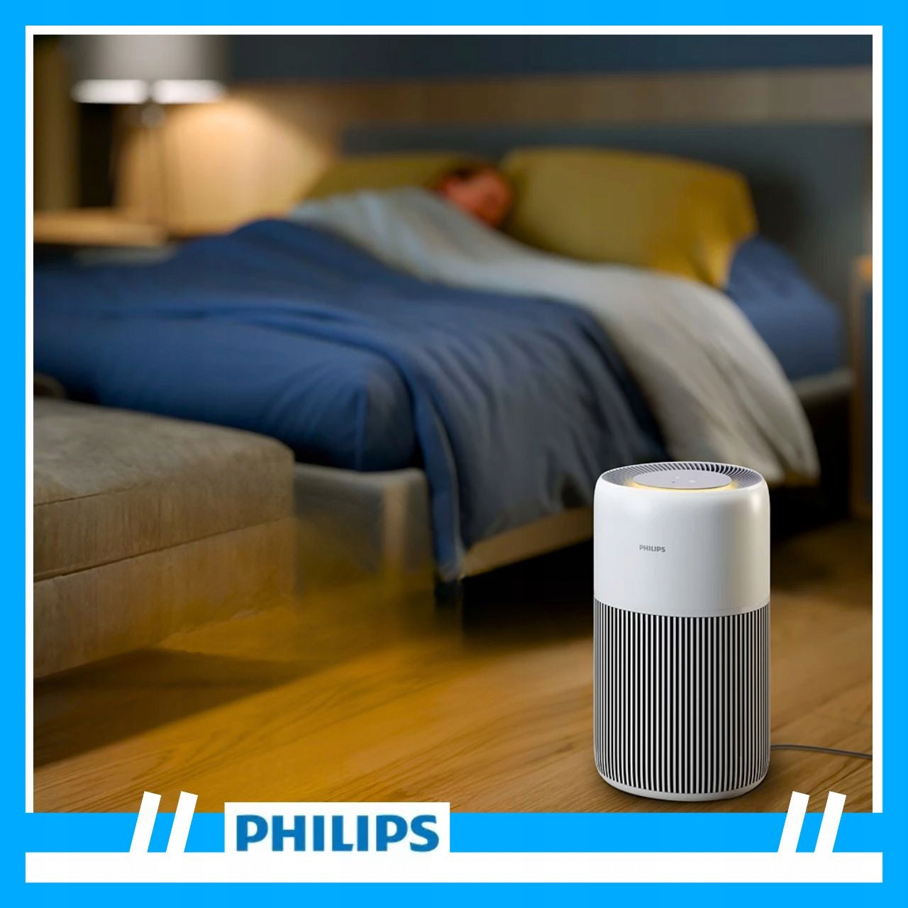 PHILIPS Air Purifier AC2220/10 ULTRA-quiet Apka AIR+ NanoProtect Maximum efficiency 420 m³/h