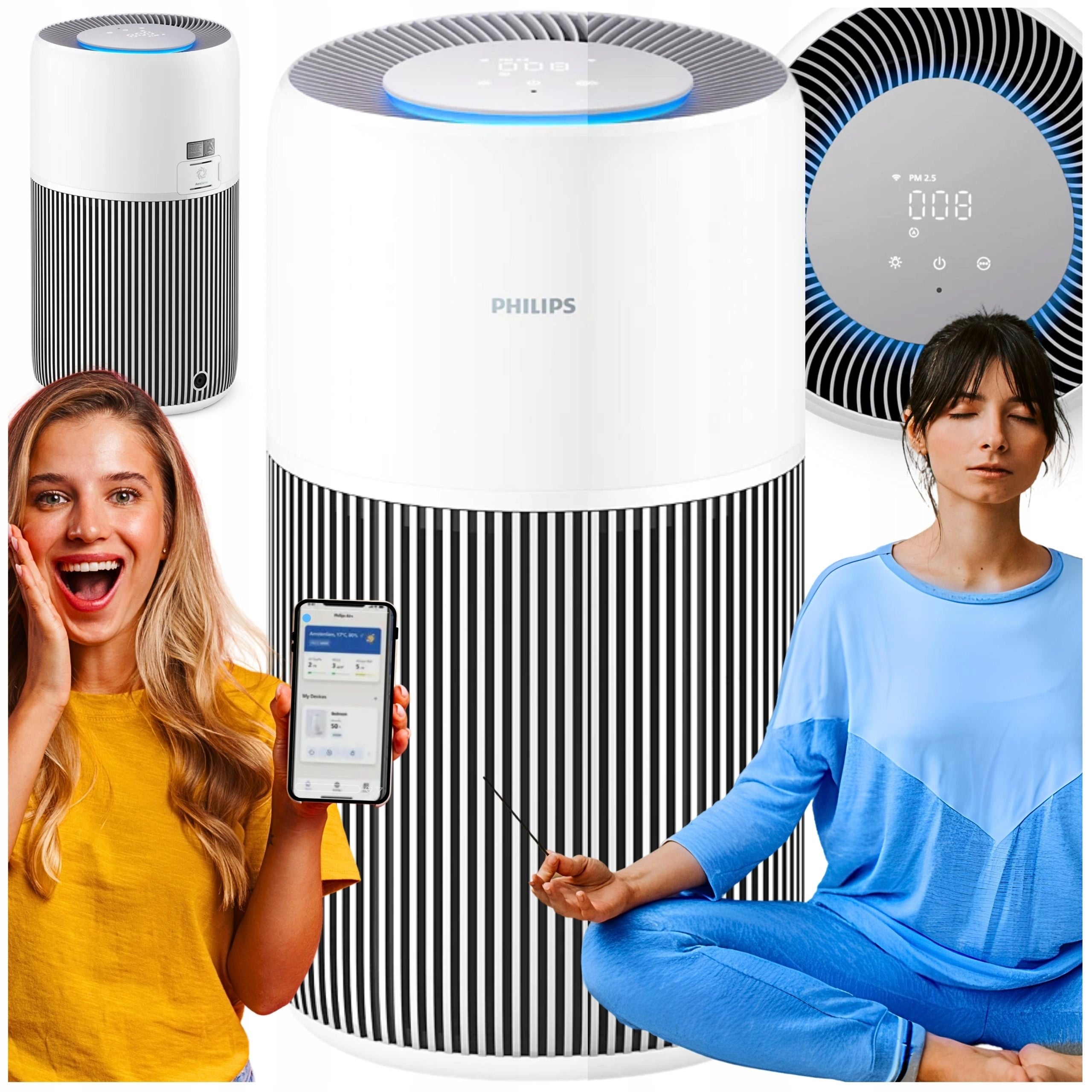PHILIPS Air Purifier AC2220/10 ULTRA-quiet Apka AIR+ NanoProtect Packaging status original