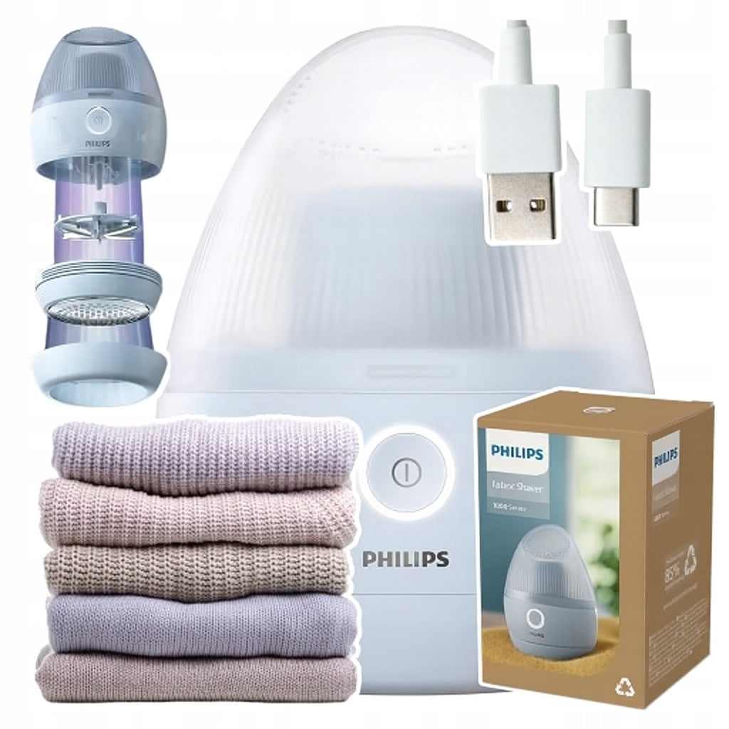 PHILIPS GCA2100/20 POWERFUL USB-C CLOTHES SHAVER REMOVES BALLS AND PILLING