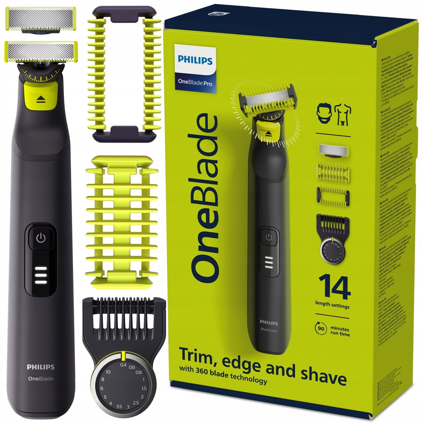 PHILIPS ONE BLADE SHAVER FOR FACIAL HAIR DOUBLE-SIDED ONE BLADE PRO