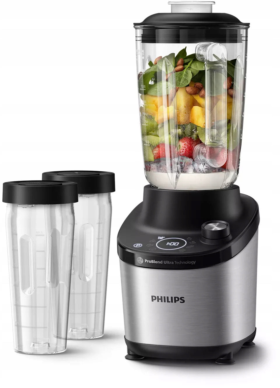 PHILIPS ProBlend Series 7000 HR3760/10 1500W BLENDER + 2 WATER BOTTLES Manufacturer code HR3760/10