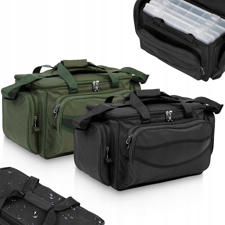 PHISIONICS Fishing Bag, 56 x 31 x 30 cm, Black