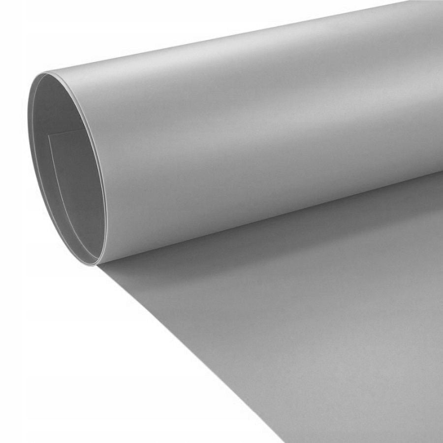 PHOTO BACKGROUND PVC 100x200cm GREY VINYL - GRAY 100/200cm 1x2m