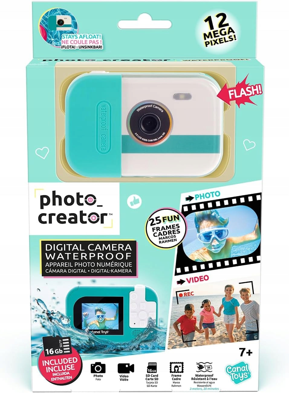 PHOTO CREATOR Waterproof Camera