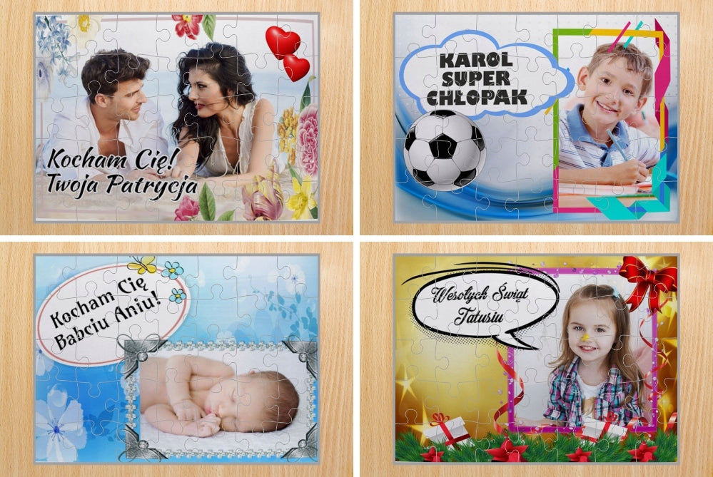 PHOTO PUZZLE LARGE 252 el WITH YOUR OWN PHOTO PRINT PICTURE FOR GIFT EAN (GTIN) 5905141005141