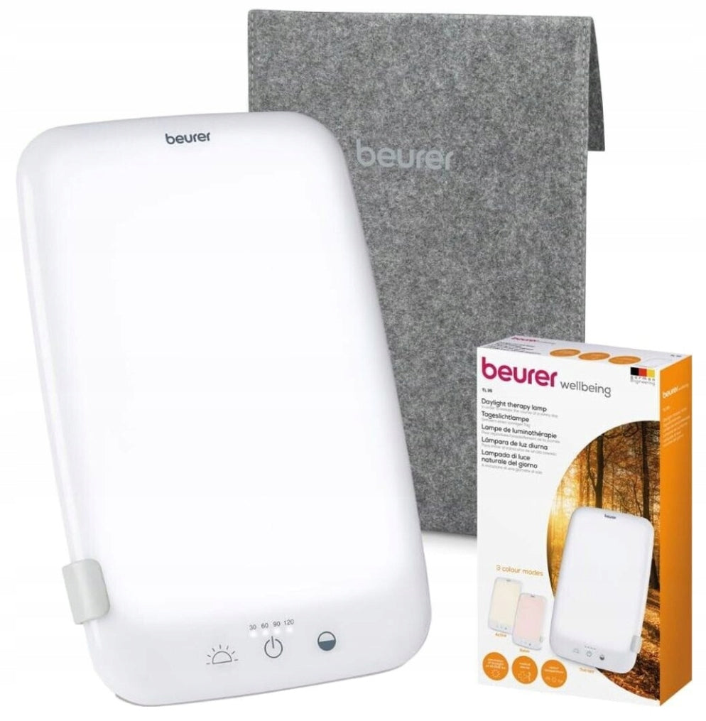 PHOTOTHERAPEUTIC LAMP BEURER TL 35 ANTIDEPRESSANT 15W TIMER + COVER