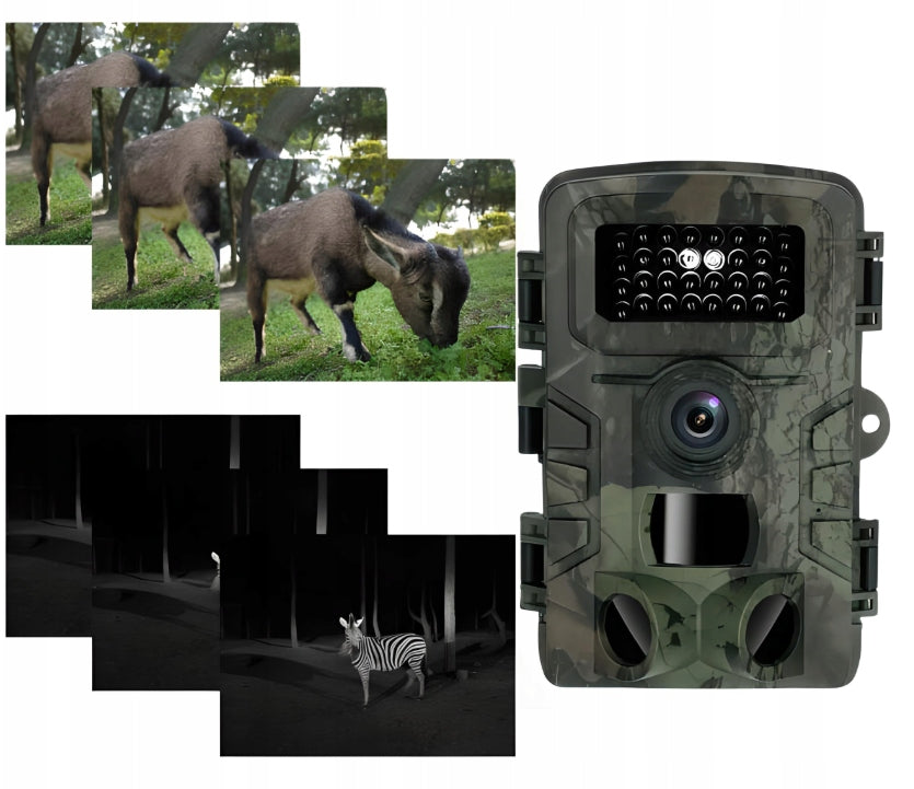 PHOTOTRAP IR FOREST CAMERA MPX 1920 X 1080 40 LEDS NIGHT MODE MULTI-SHOT Manufacturer code Fotopułapka kamera lesna