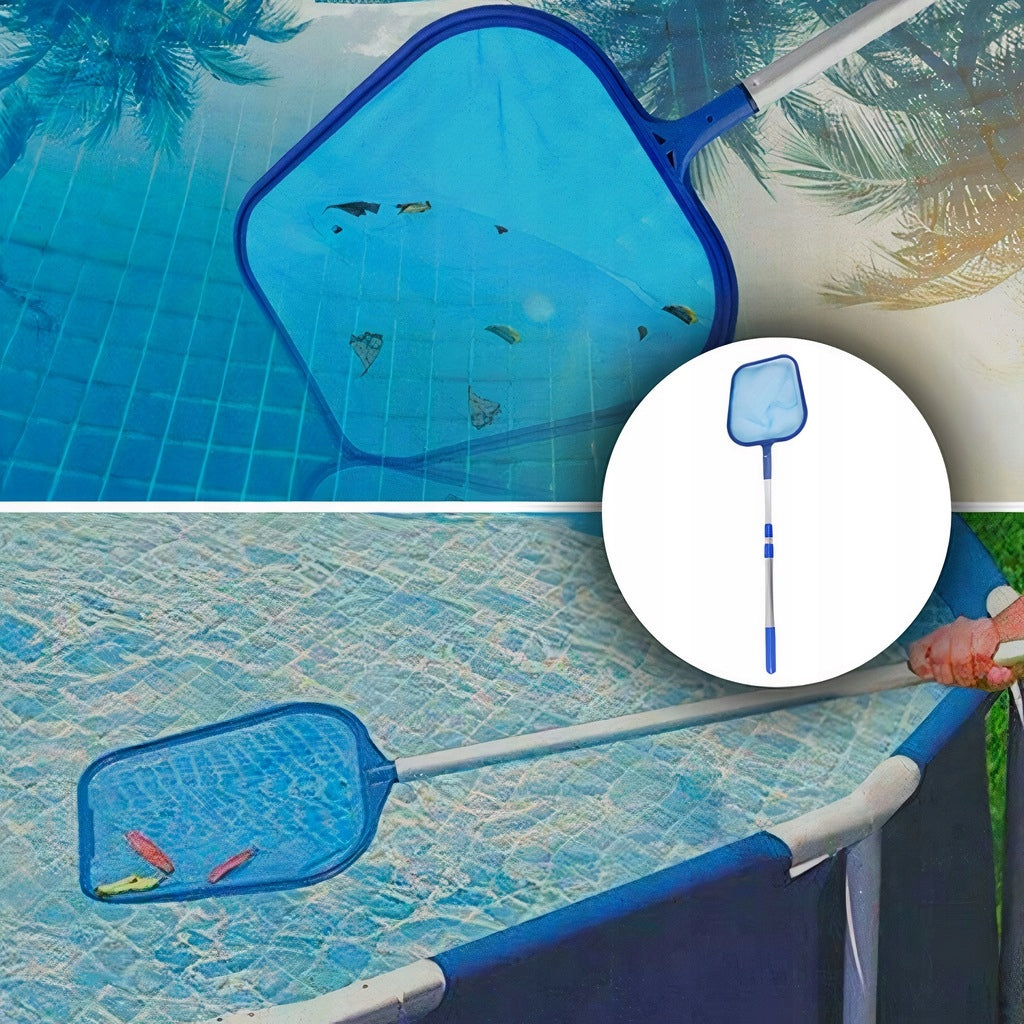 PICKER LANDING NET FOR CLEANING THE POOL JACUZZI NET POOL STICK ADJUSTABLE Manufacturer MEMFLOW