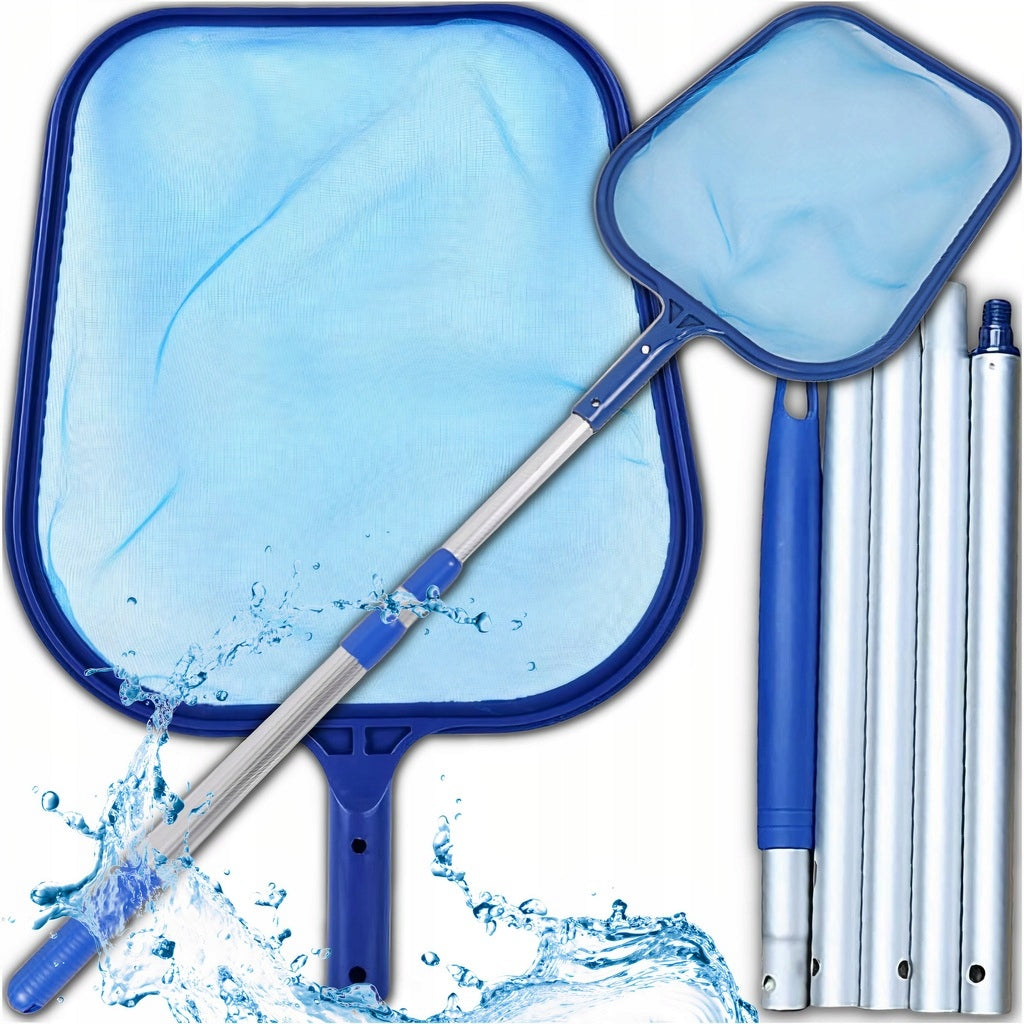 PICKER LANDING NET FOR CLEANING THE POOL JACUZZI NET POOL STICK ADJUSTABLE
