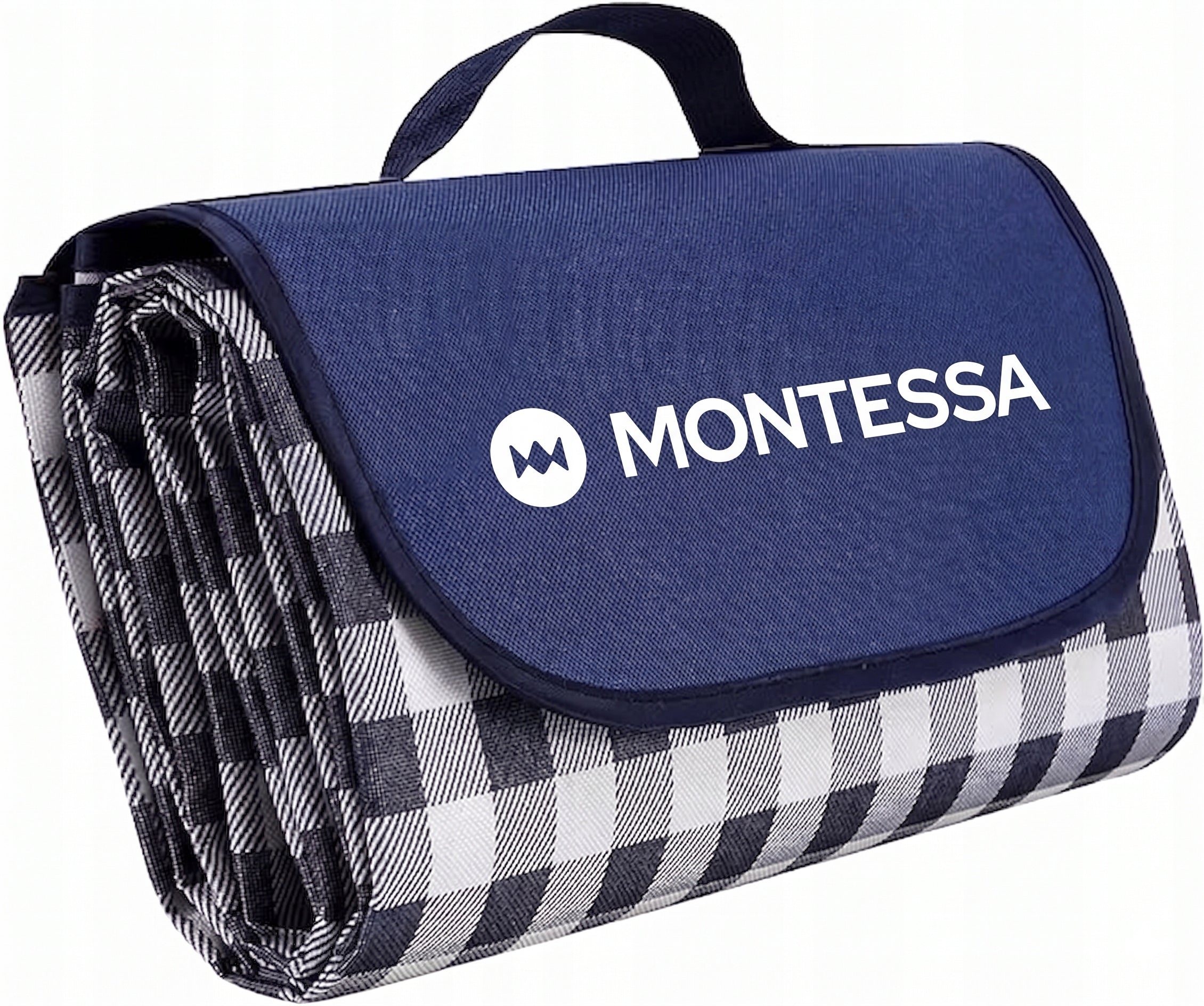 PICNIC BLANKET 200X200 BEACH WITH INSULATION WATERPROOF BLUE MONTESSA Brand Montessa