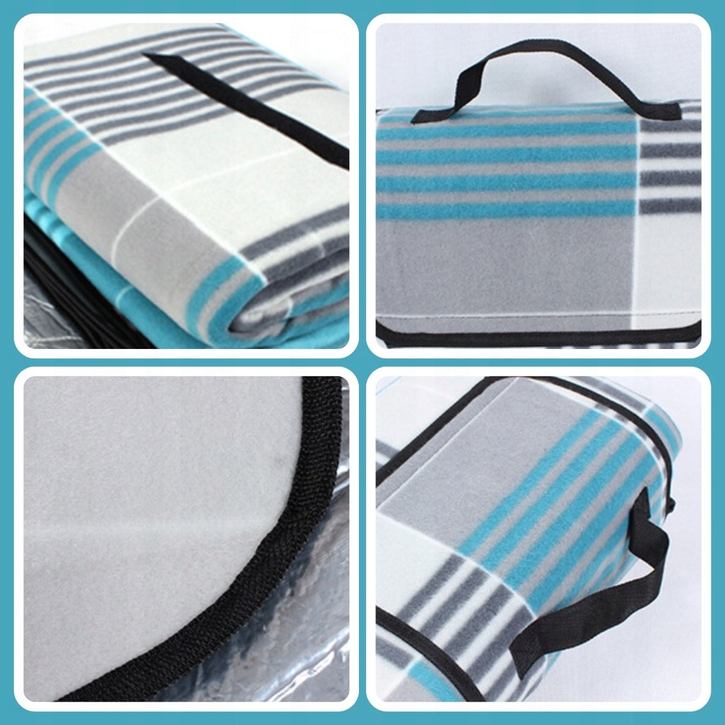 PICNIC BLANKET WITH BEACH INSULATION MAT LARGE WATERPROOF BEACH 200X200 CM Brand MEMFLOW