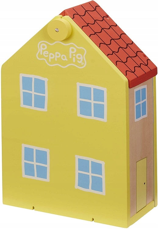 PIG PEPPA WOODEN HOUSE BLOCKS WITH ACCESSORIES 07213 FIGURINE Packaging status original