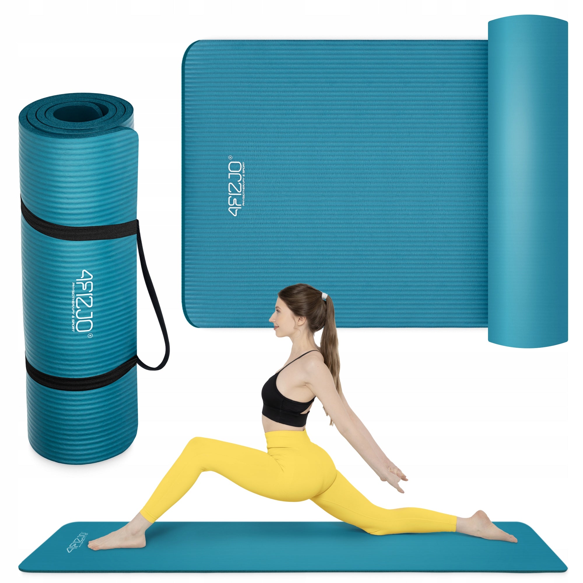 PILATES FITNESS YOGA EXERCISE MAT NON-SLIP THICK FOAM NBR 1,5 CM