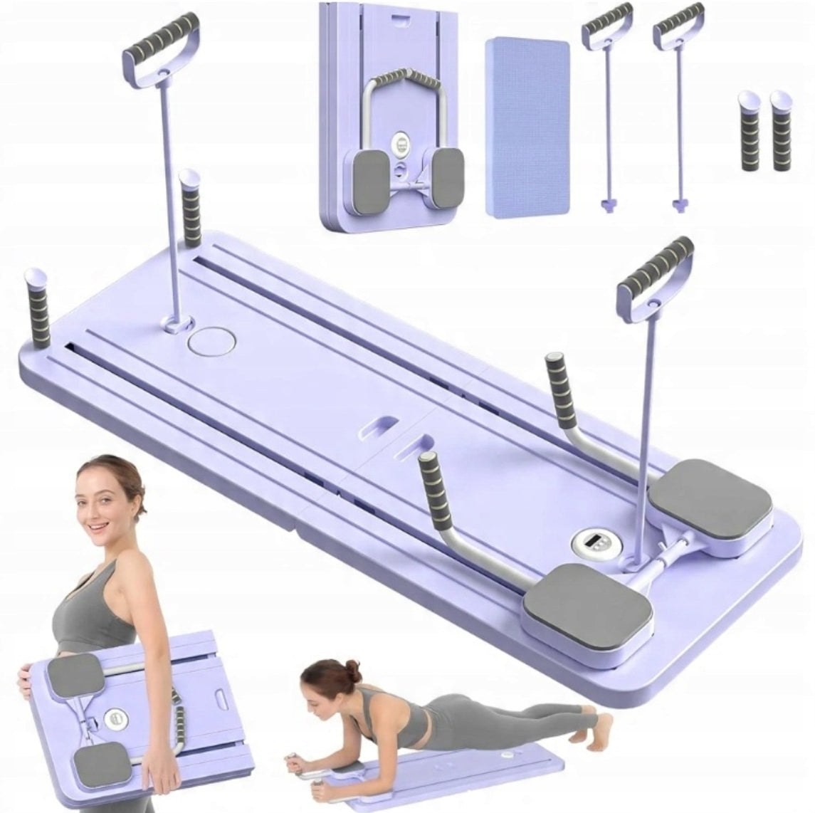 PILATES REFORMER EXERCISE BOARD 8in1 MULTIFUNCTIONAL GIFT FOR WOMAN Packaging status original