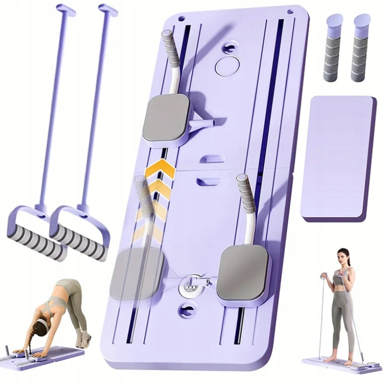 PILATES REFORMER EXERCISE BOARD MULTIFUNCTIONAL YOGA PILATES SET