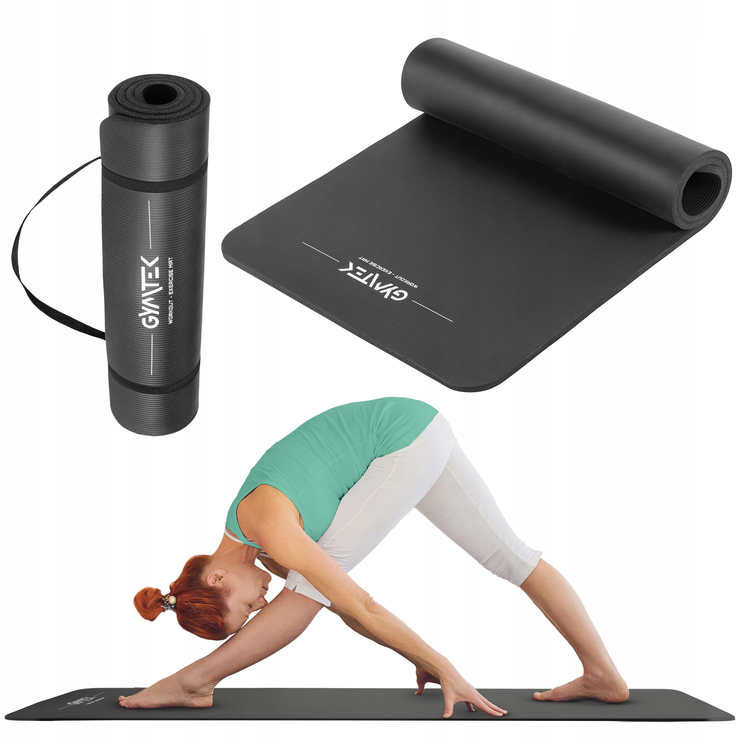 PILATES YOGA EXERCISE MAT GYMNASTIC MAT WIDE THICK 1,5CM