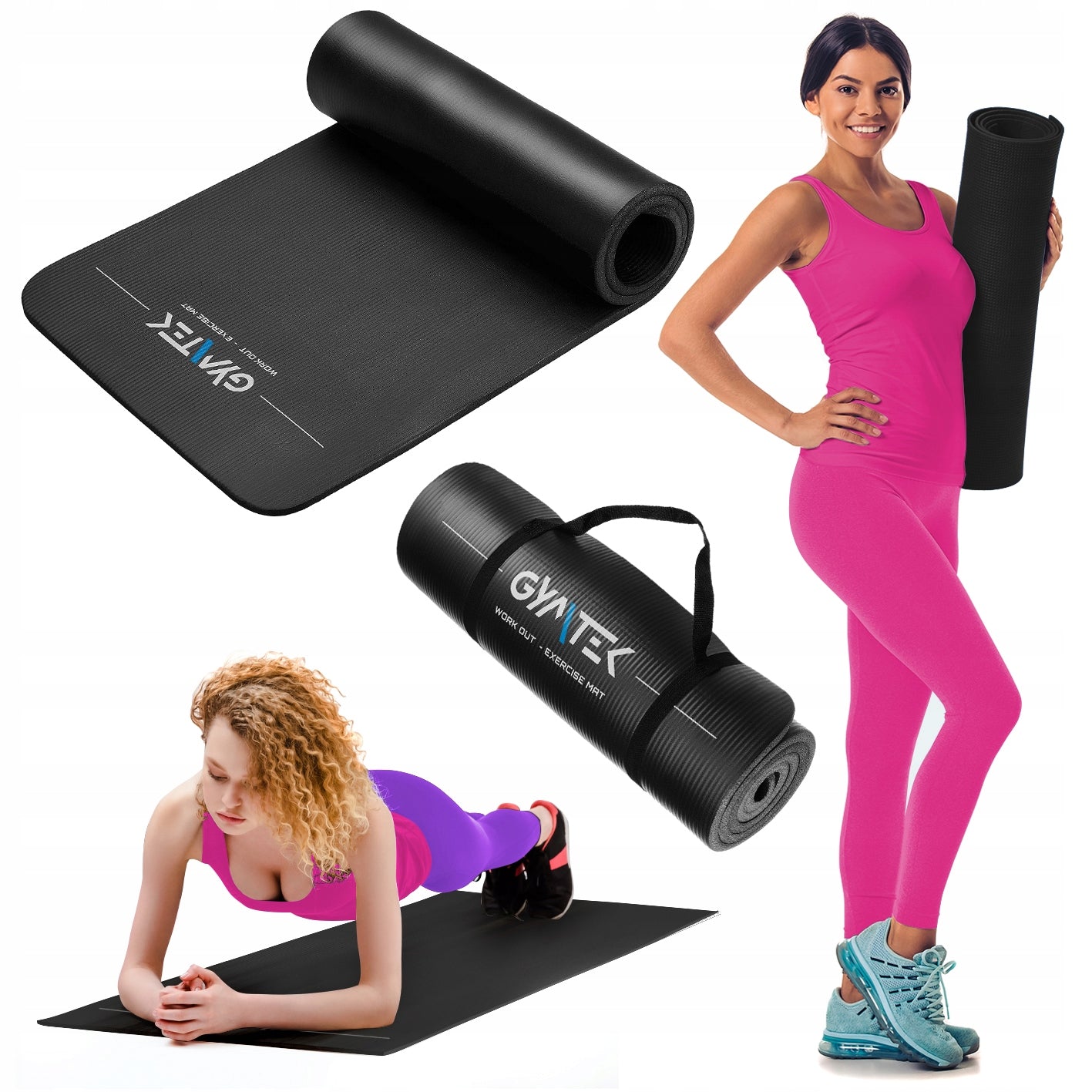 PILATES YOGA MAT GYMNASTIC MAT THICK 1,5CM GYMTEK