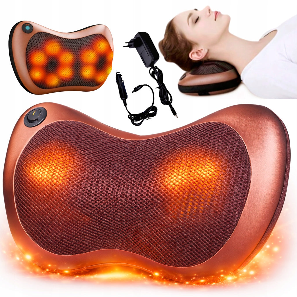 PILLOW NECK BACK MASSAGER MASSAGE WITH HEAT PREMIUM THERAPY