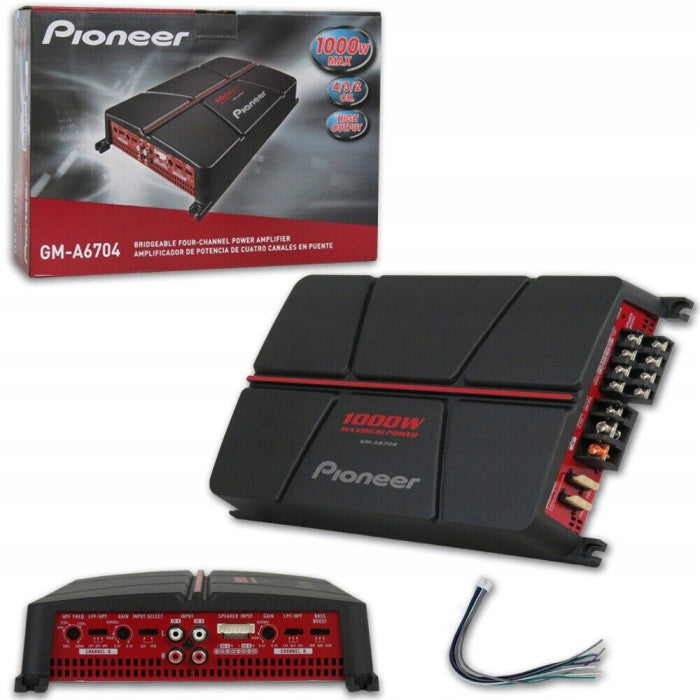PIONEER GM-A6704 CAR AMPLIFIER 1000W SALE Packaging status original
