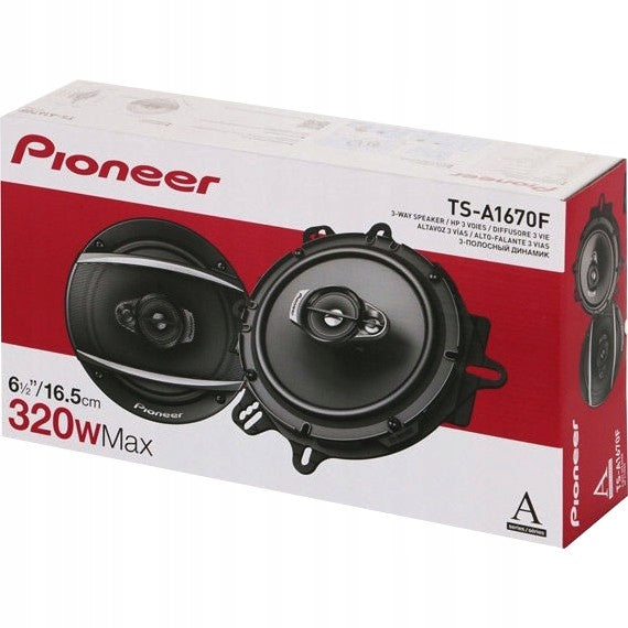 PIONEER TS-A1670F POWER 320W 3-WAY SPEAKERS 165MM