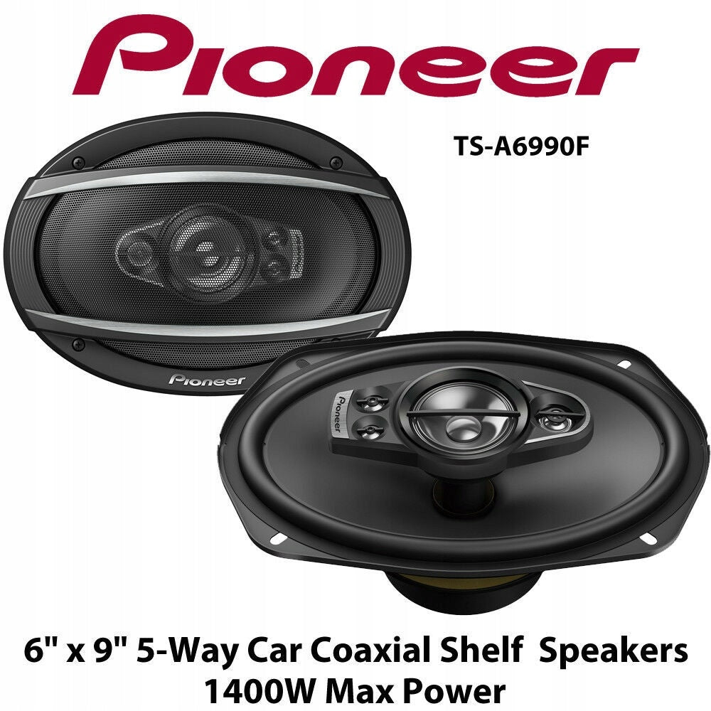 PIONEER TS-A6990F SPEAKERS 6X9 MAX POWER 700W 5-WAY