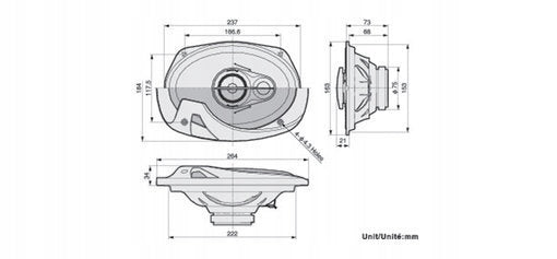 PIONEER TS-R6951S 400W 6x9” CAR SPEAKERS Brand Pioneer