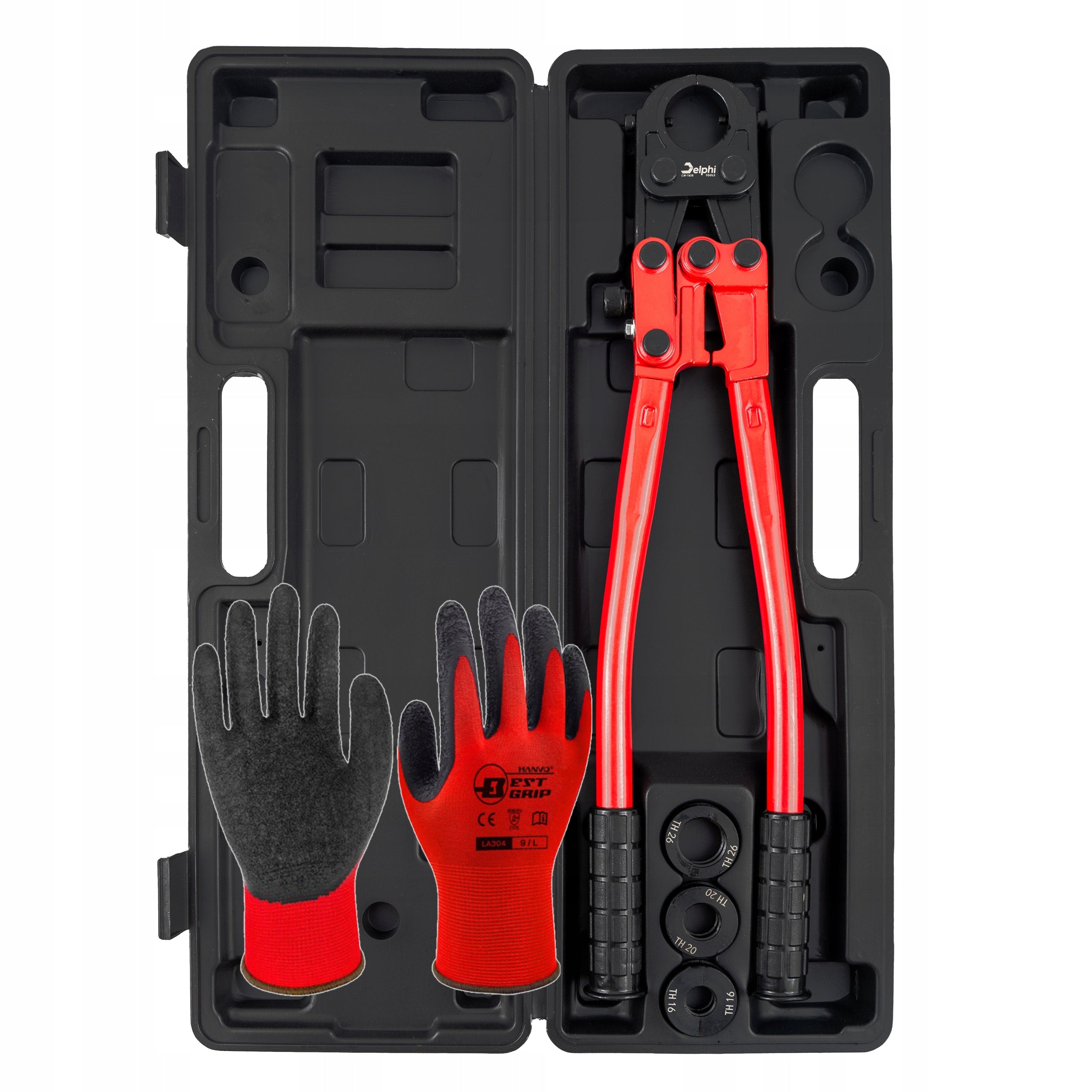 PIPE CRIMPER PEX HYDRAULIC PRESS 16 20 26 mm CRIMPING PLIERS EAN (GTIN) 5905108471514