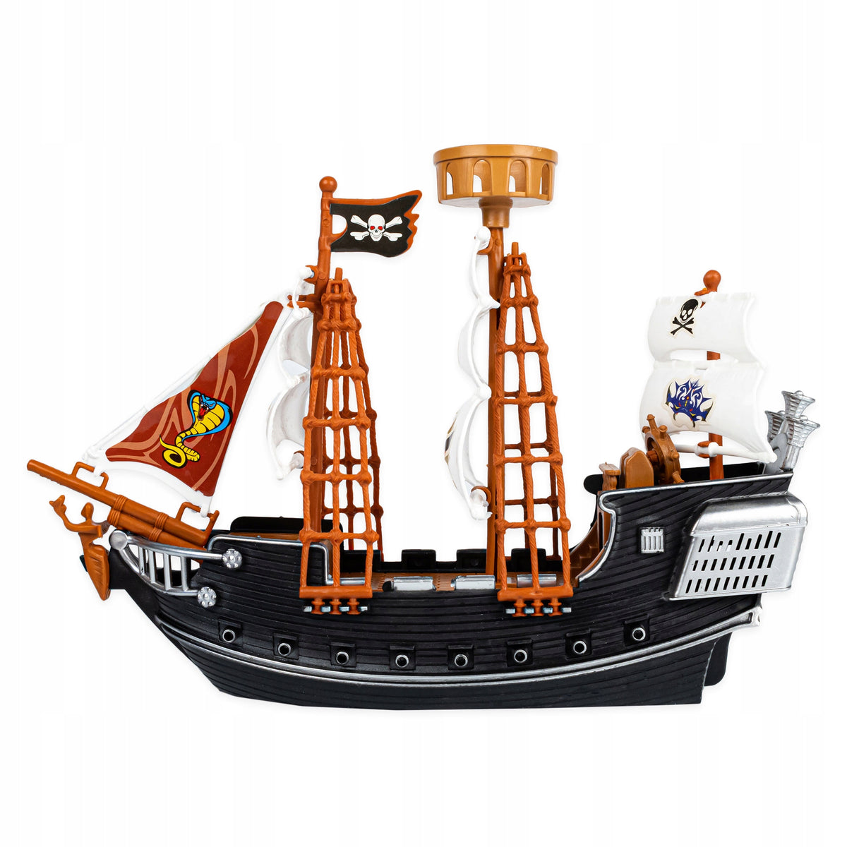 PIRATE SHIP FOR CHILDREN PIRATES LARGE INTERACTIVE SET WITH FIGURINES Minimum kid's age 3