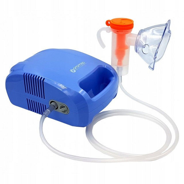 PISTON INHALER ORO-MED FAMILY PLUS 2,3 BAR MASK NEBULISER FILTERS 6ML Color blue