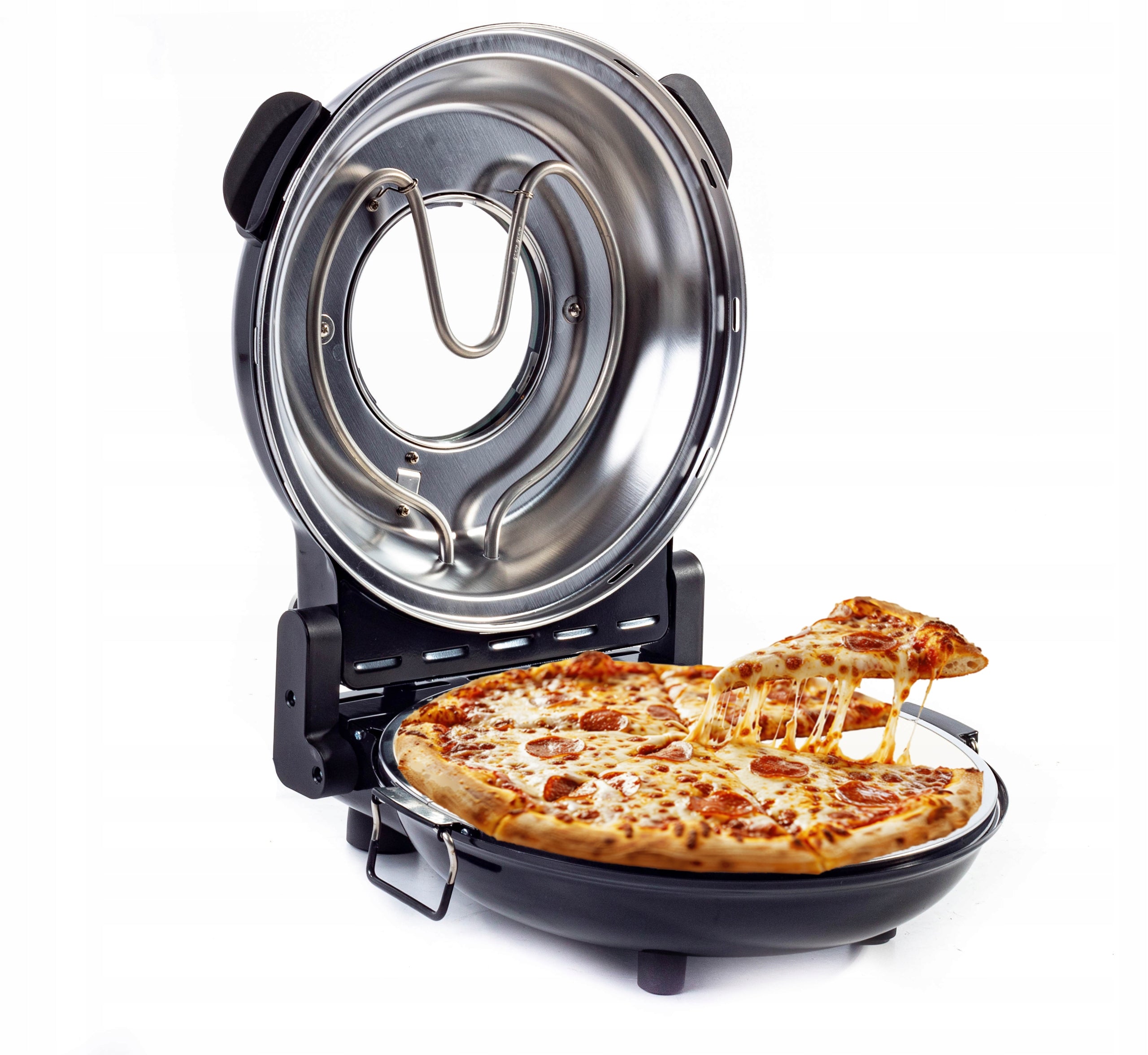 PIZZA OVEN MINI OVEN RIWALL RP-01 stone 420°C 1200W 2 x SPATULA Packaging status original